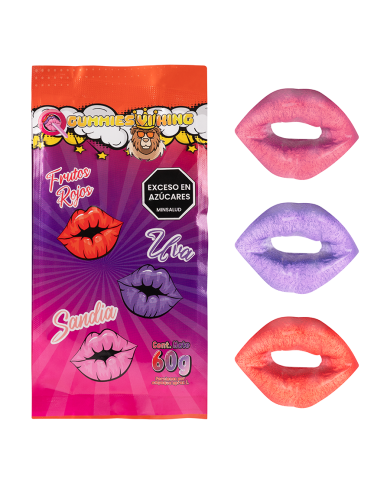 Anillos Labios x 3 Ud Gummies Vi King Cherry