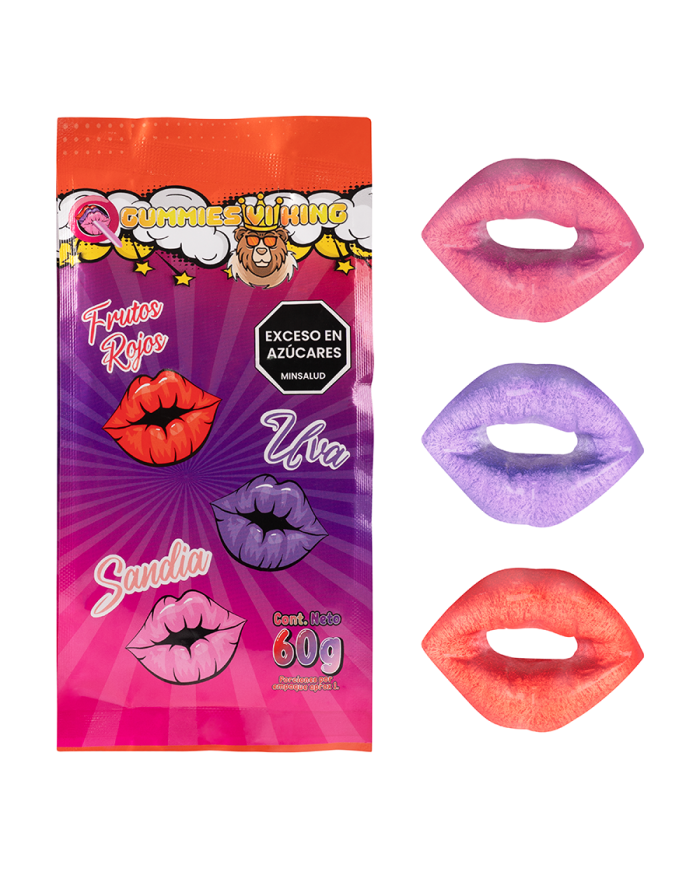 Anillos Labios x 3 Ud Gummies Vi King Cherry Anillos Labios x 3 Ud Gummies Vi King Cherry
