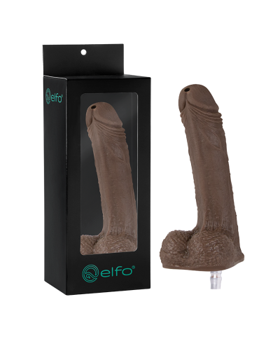 Dildo Uriel Brown compatible con Robbocock Machine