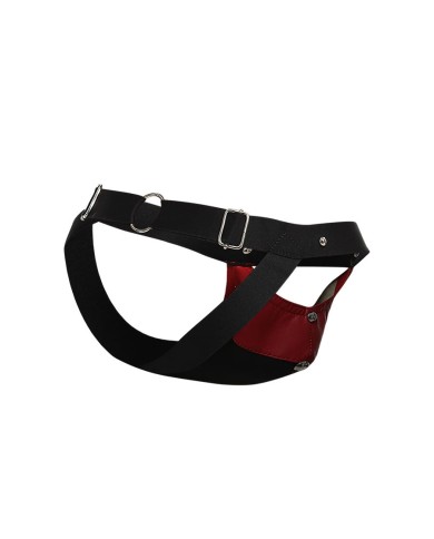 Dngeon Cockring Jockstrap By Mob Red
