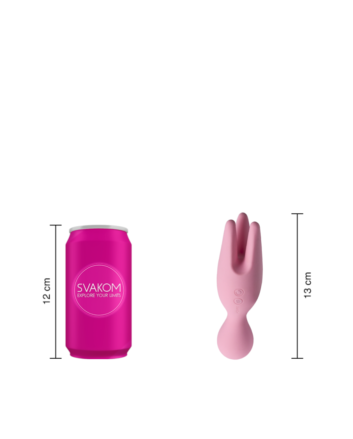 Estimulador Clitorial y Punto G Nymph Rosa By Svakom Estimulador Clitorial y Punto G Nymph Rosa By Svakom