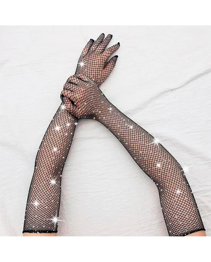 Guantes de Malla Seducción Color Negro