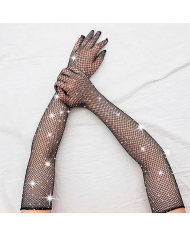 Guantes de Malla Seducción Color Negro