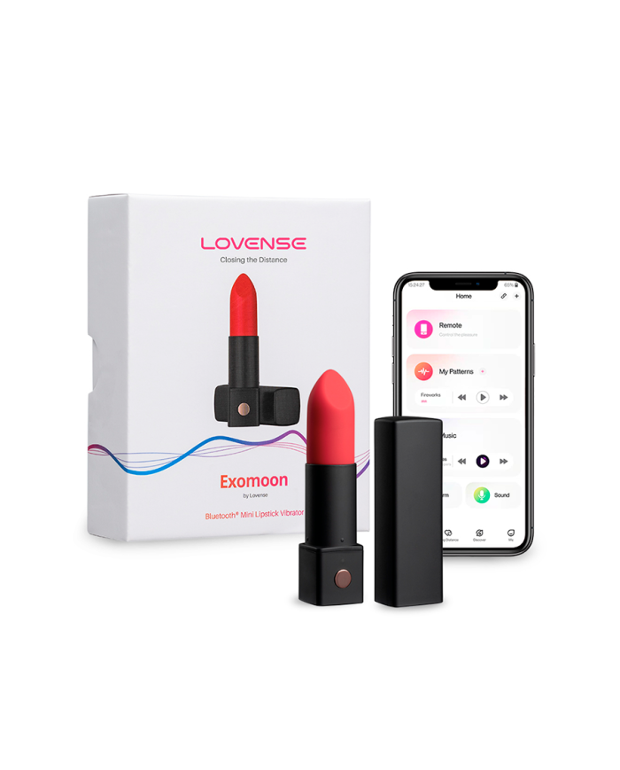 Mini Vibrador Exomoon Controlado por APP Global by Lovense Mini Vibrador Exomoon Controlado por APP Global by Lovense