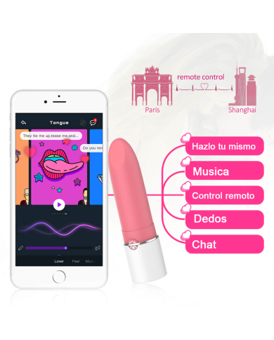 Mini Vibrador Magic Lotus Controlado por APP Global