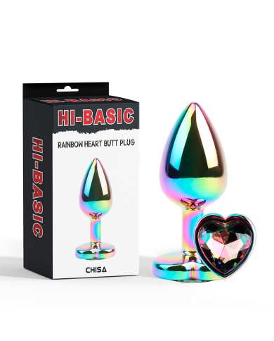 Plug Anal Rainbow Heart Butt