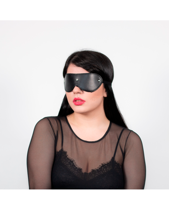 Tapaojos De Cuero y Peluche