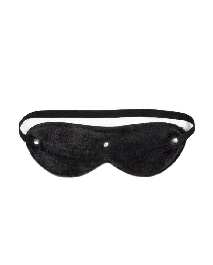 Tapaojos De Cuero y Peluche