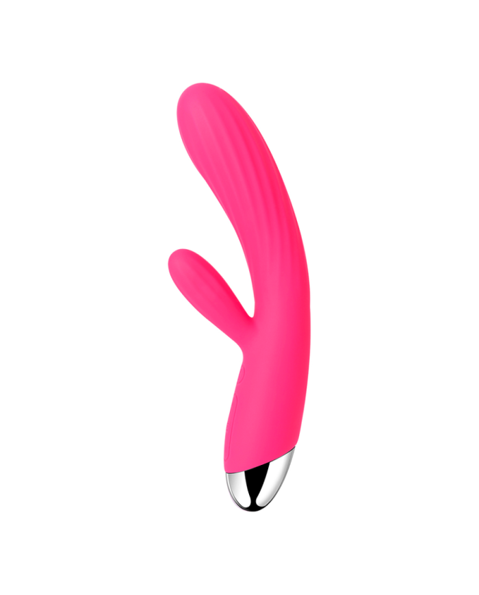 Vibrador de Doble Estimulación Angel Rojo Ciruela By Svakom
