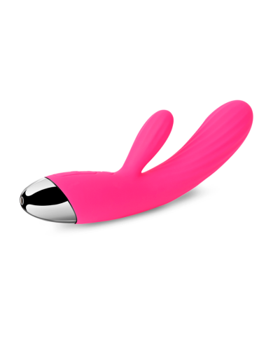 Vibrador de Doble Estimulación Angel Rojo Ciruela By Svakom