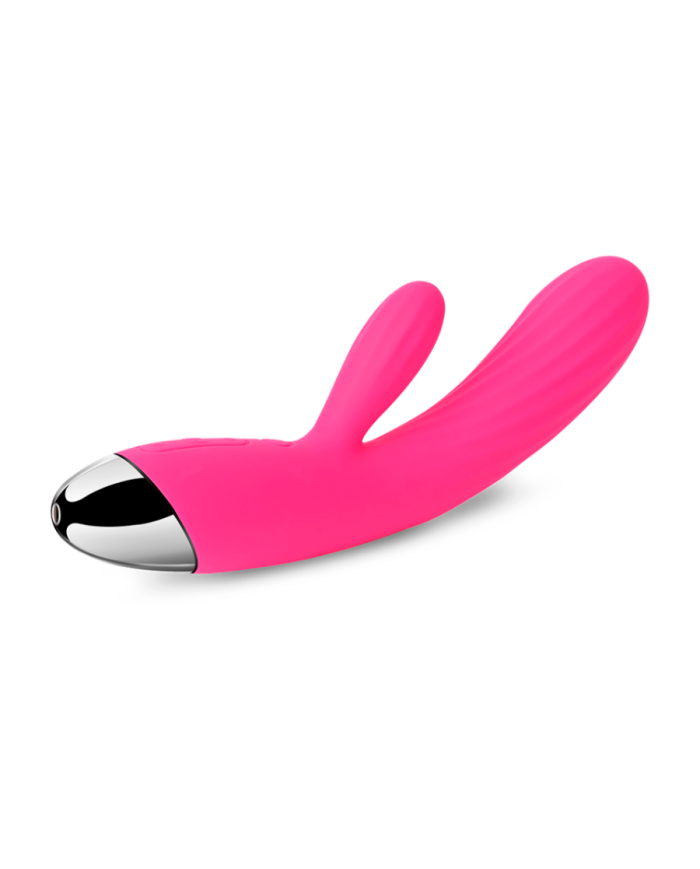 Vibrador de Doble Estimulación Angel Rojo Ciruela By Svakom