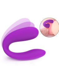 Vibrador Doble Estimulación Vebe Purple