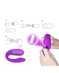 Vibrador Doble Estimulación Vebe Purple