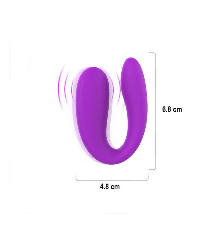 Vibrador Doble Estimulación Vebe Purple