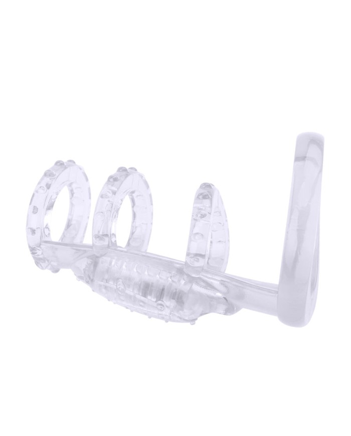 Vibrating Cock Cage Clear