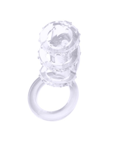 Vibrating Cock Cage Clear