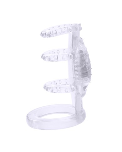 Vibrating Cock Cage Clear