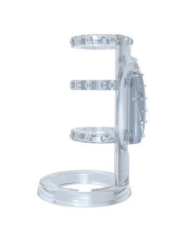 Vibrating Cock Cage Clear