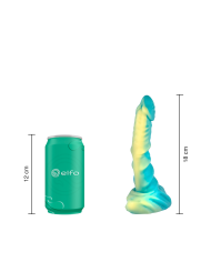 Dildo Anfibio Pequeño Amarillo Verde Dildo Anfibio Pequeño Amarillo Verde