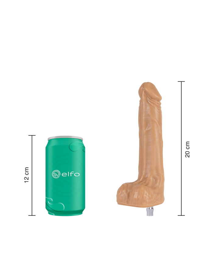 Dildo Paul Caramelo Compatible Con Lovense Machine