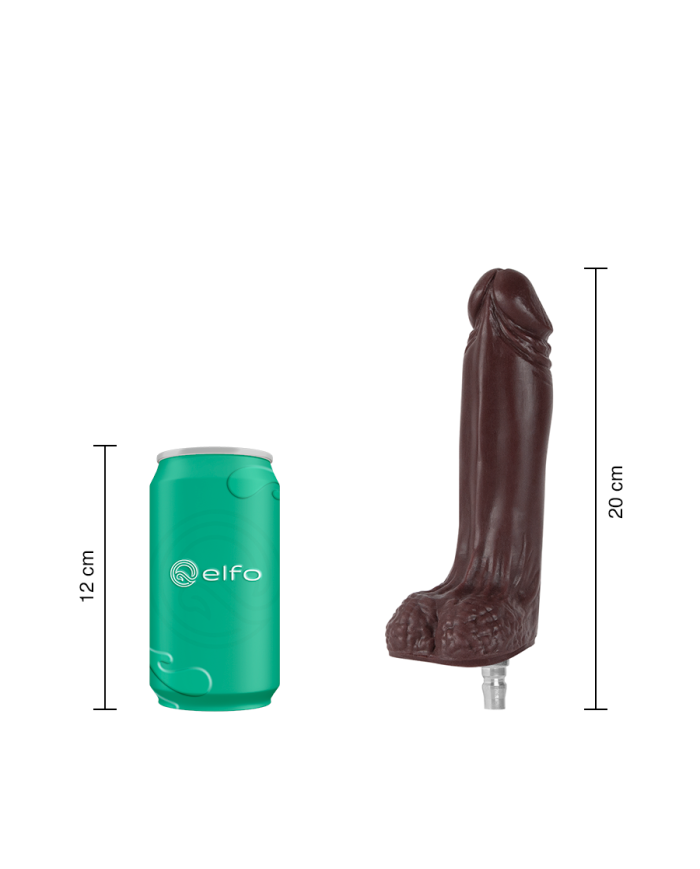 Dildo Rafael Brown Compatible Con Lovense Machine
