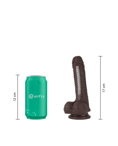 Dildo Uriel Brown Flexible