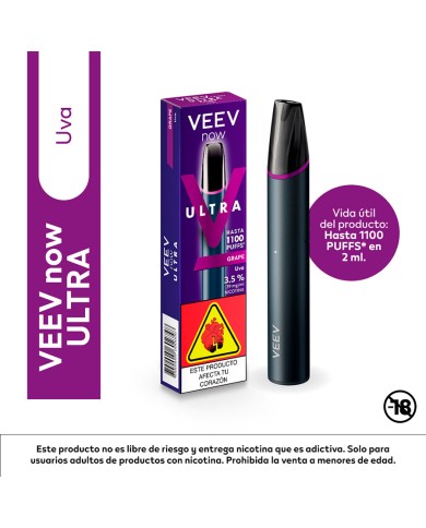 Vapeador Veev Now Ultra Grape x 2 ML