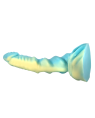 Dildo Anfibio Mediano Amarillo Verde Dildo Anfibio Mediano Amarillo Verde