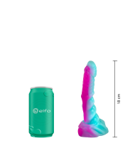 Dildo Anfibio Pequeño Verde Fucsia Dildo Anfibio Pequeño Verde Fucsia