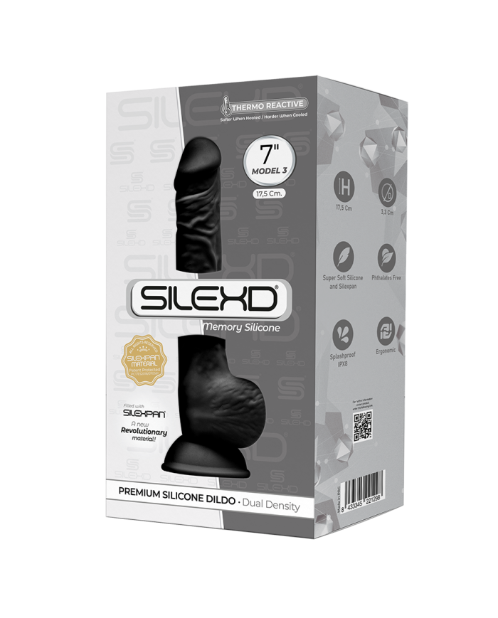 Dildo Model  3 (7'') Black