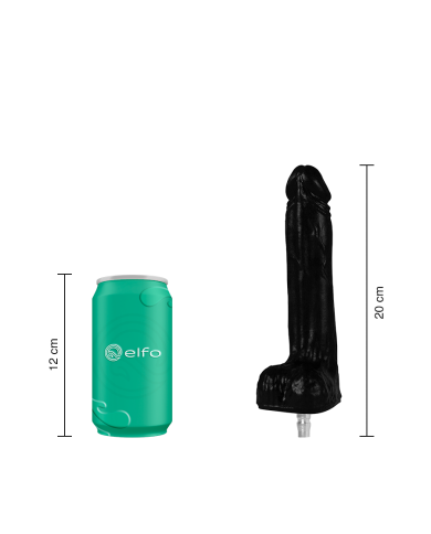 Dildo Paul Black Compatible Con Lovense Machine