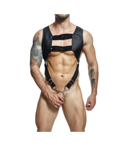 Dngeon Croptop Harness Cockring By Mob Negro