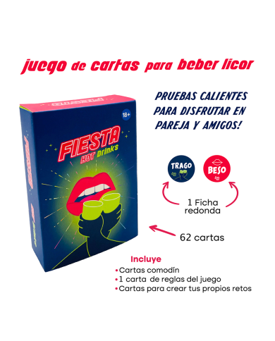 Juego De Cartas Fiesta Hot Drinks