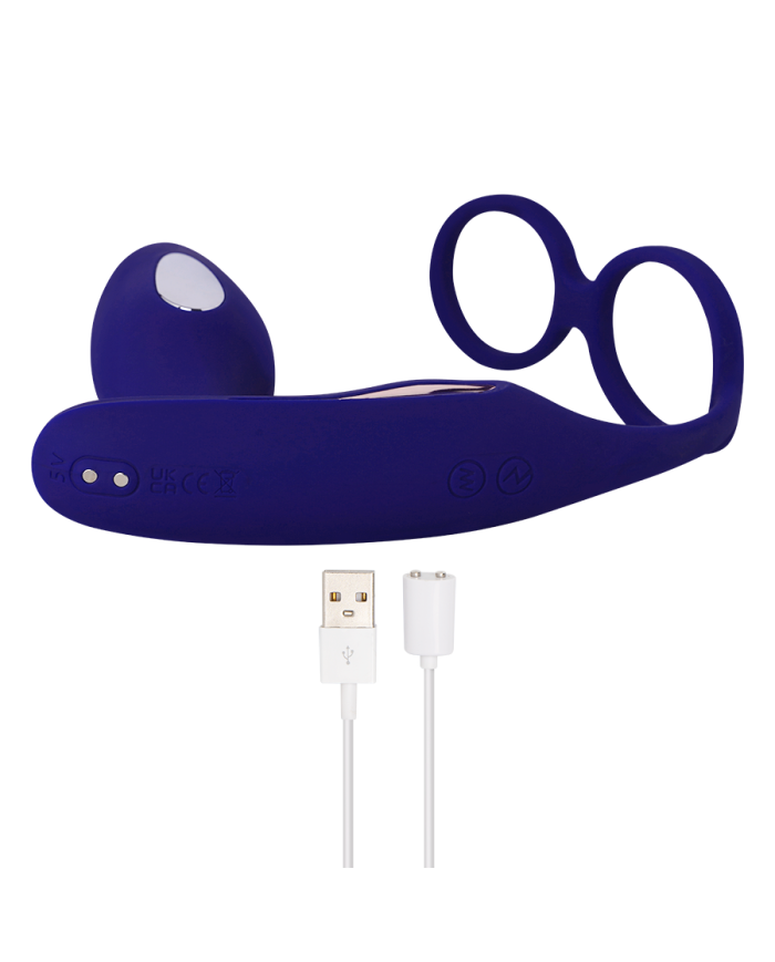 Plug Anal Vibrador con Electroestimulación Lightning a Control Remoto Plug Anal Vibrador con Electroestimulación Lightning a Control Remoto