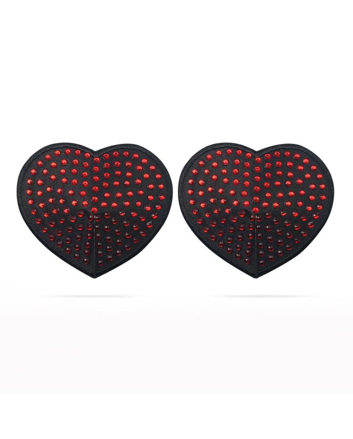 Cubrepezones Red Diamond Heart Nipple