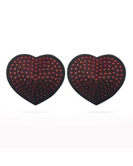 Cubrepezones Red Diamond Heart Nipple