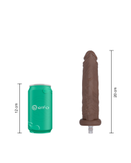 Dildo Jax Chocolate Compatible con Lovense Machine Dildo Jax Chocolate Compatible con Lovense Machine