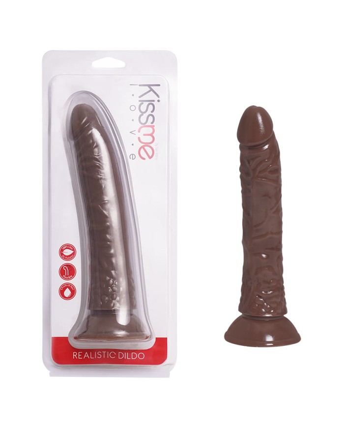 Dildo Realistic Brown 8.26''