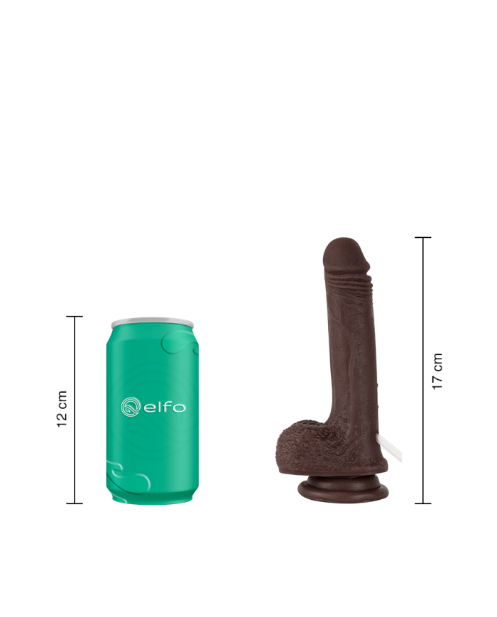 Dildo Uriel Brown Eyaculador