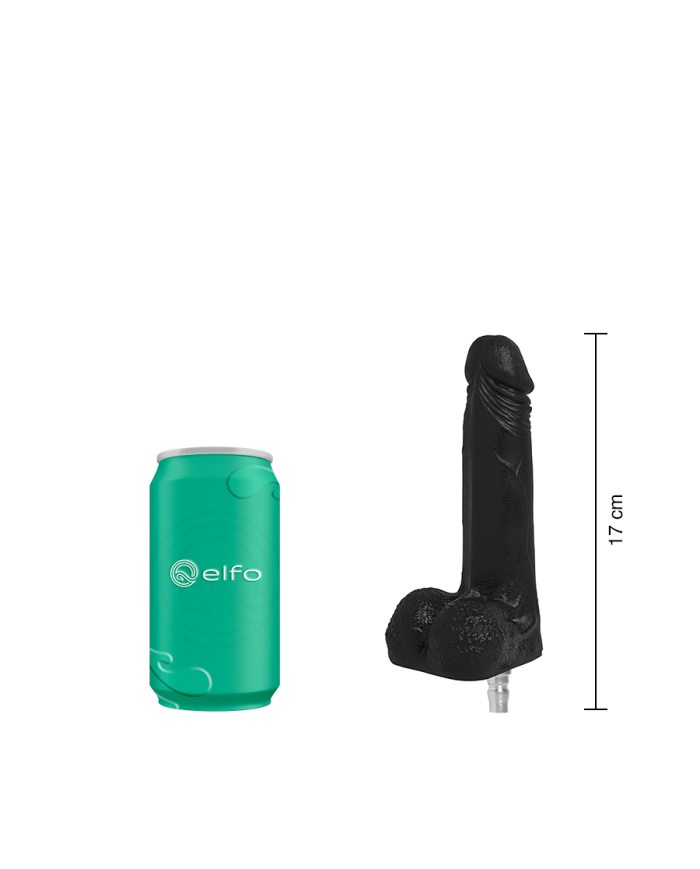 Dildo Uriel Black Nude Compatible Con Lovense Machine Dildo Uriel Black Nude Compatible Con Lovense Machine