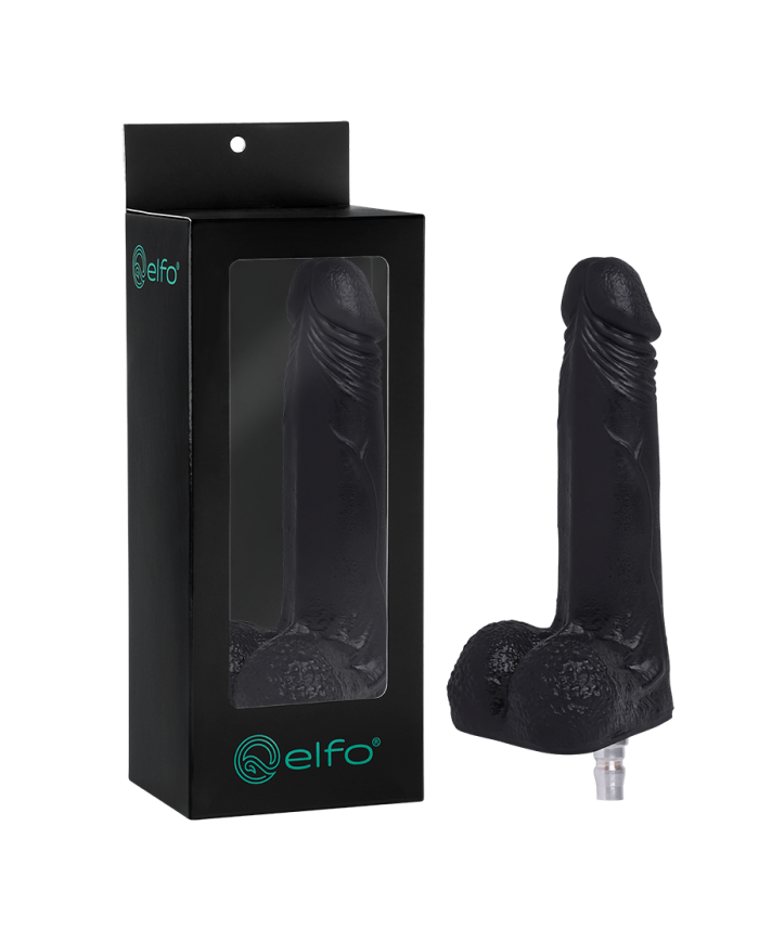 Dildo Uriel Black Nude Compatible Con Lovense Machine Dildo Uriel Black Nude Compatible Con Lovense Machine