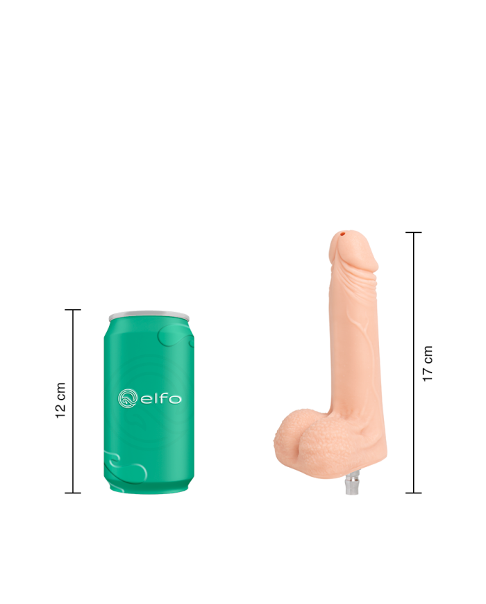 Dildo Uriel Flesh Compatible con Robbocock Machine