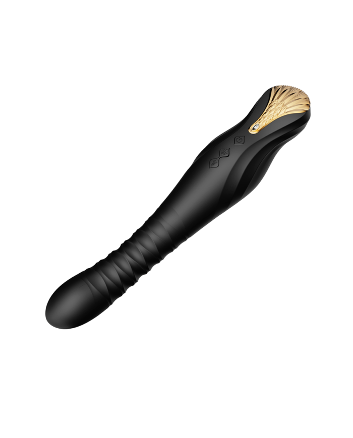 Vibrador de Lujo King Obsidian Black Controlado por APP Bluetooth by ZALO Vibrador de Lujo King Obsidian Black Controlado por APP Bluetooth by ZALO