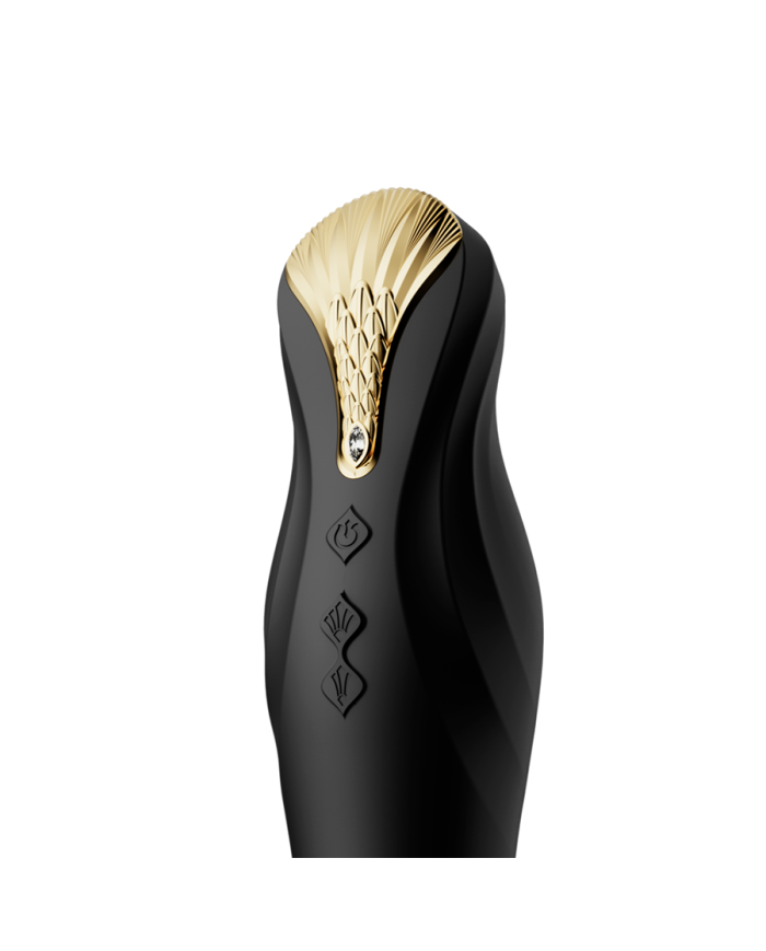 Vibrador de Lujo King Obsidian Black Controlado por APP Bluetooth by ZALO Vibrador de Lujo King Obsidian Black Controlado por APP Bluetooth by ZALO