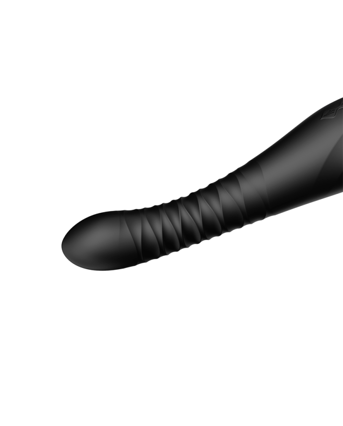 Vibrador de Lujo King Obsidian Black Controlado por APP Bluetooth by ZALO Vibrador de Lujo King Obsidian Black Controlado por APP Bluetooth by ZALO