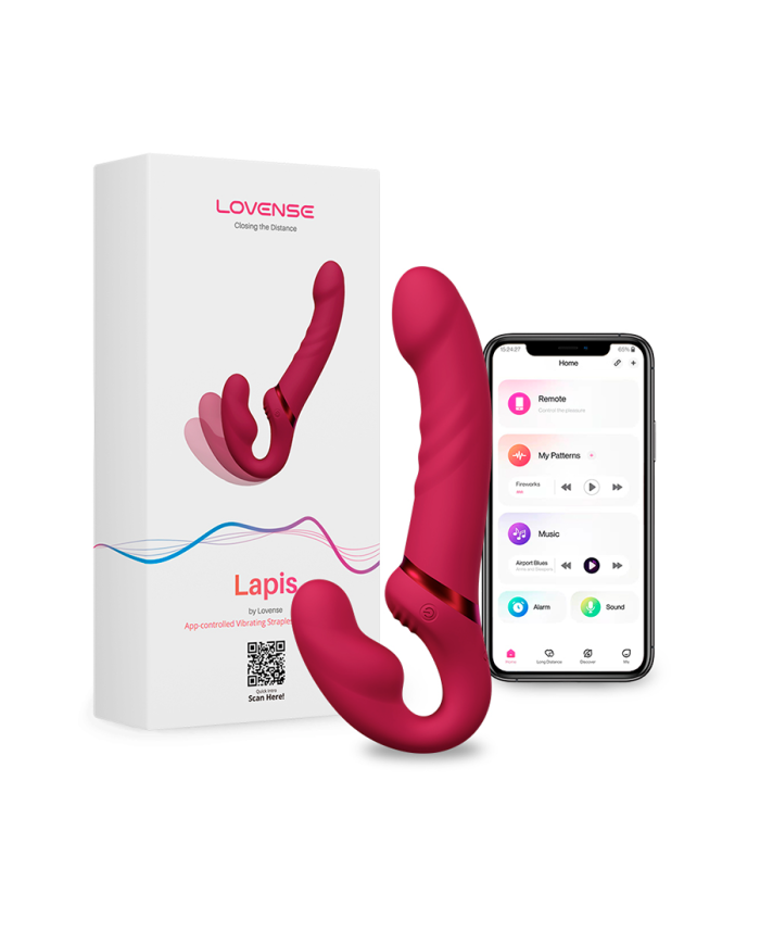 Arnés Vibrador Lapis Controlado por APP by Lovense