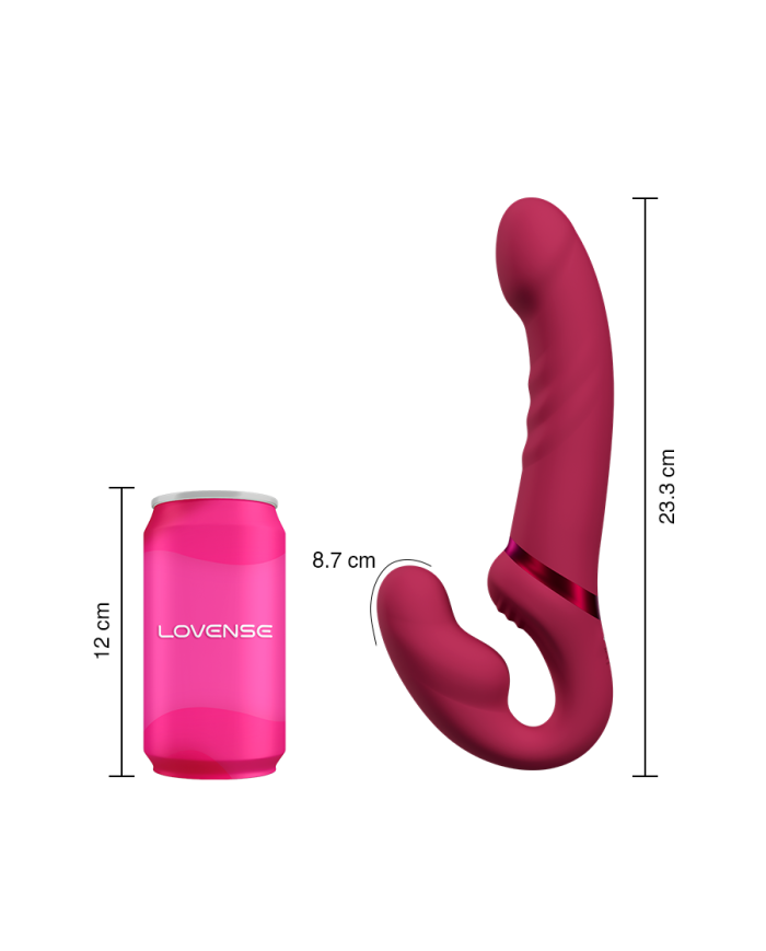 Arnés Vibrador Lapis Controlado por APP by Lovense