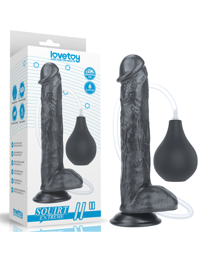 Dildo Squirt Extreme 11" Black