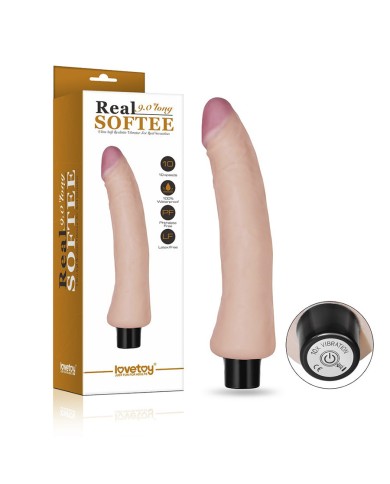 Dildo Vibrador Flesh 9'' Real Softee