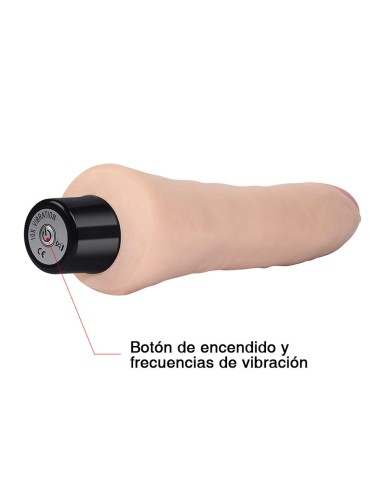 Dildo Vibrador Flesh 9'' Real Softee